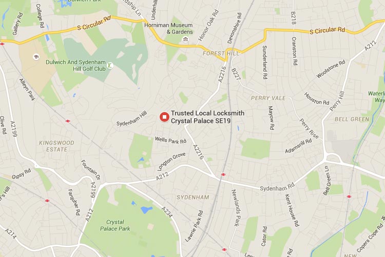 See Crystal Palace Trusted Local Locksmith location on Google maps